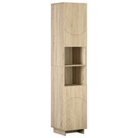 armario de bano roble sonoma 365 x 38 x 180 cm vidaxl