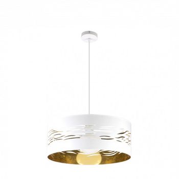 FABRILAMP Colgante Niebla 1xE27 Blanco Blanco Oro 50D