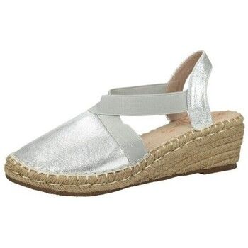 Mandarina Duck Zapatillas de senderismo Alpargata metalizada para mujer