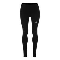 asics road winter run mallas para correr hombres-negro