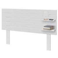 dhome cabecero con estantes de madera reciclada dm colgante pared estilo palet horizontal con patas 160x46cm cama vintage nordico 160cm blanco solido