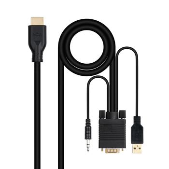 Nanocable Conversor VGA+Audio a HDMI M-M 1,8 m