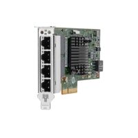 tarjeta de red hpe 811546-b21 pcie 4xrj-45 1gbs interna servidor aluminio verde