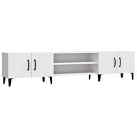 mueble para tv madera contrachapada blanco 180x315x40 cm