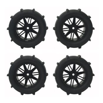 4Pcs 1/14 1/16 Neumáticos para Coches RC Wltoys 144001 124018 124019 104001 HBX 16889 SG1601 SG1602 XLF 16 Vehículo Craw