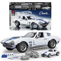mega hot wheels brick shop elite corvette grand sport 918 piezas