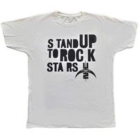 u2 tops y camisetas 360 degree tour 2009 stand up to rock stars para mujer
