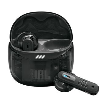 Auriculares JBL inalámbricos Bluetooth 5.3 con Cancelación de Ruido y Micrófono Negro Transparentes