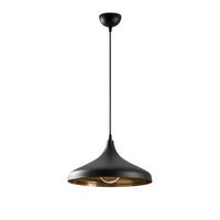lampara de techo tattoo-2641 negro metal 36x36x118 cm