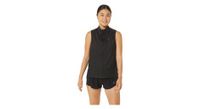 chaqueta sin mangas asics metarun packable negro mujer