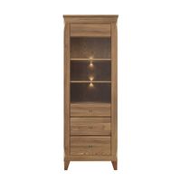 vitrina 1 puerta paneles de aglomerado madera