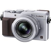 panasonic lumix dmc-lx100ebs high performance compact camera - silver silver