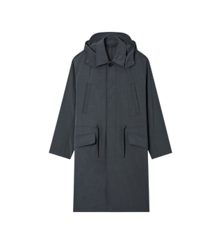 A|X Armani Exchange para hombre. XM001826AF22403U8144 Trench con Capucha Desmontable gris (M), Casual, Poliéster