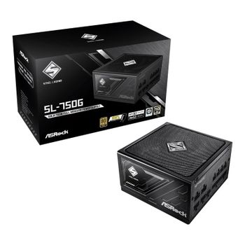 Fuente de Alimentación Asrock 750W Certificación 80 PLUS Gold Challenger CL-750G Protección Avanzada