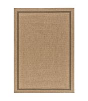 acra 5011- natural - alfombra para exterior e interior - efecto sisal