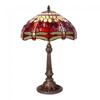 lampara de mesa tiffany belle rouge ii
