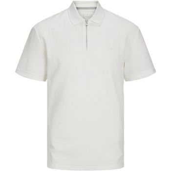 Jack & Jones Polo 12257574 JPRCCJOHNNY HALF ZIP SS POLO PLS CLOUD DANCER para hombre