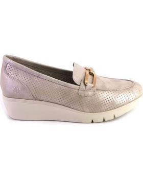 de TREINTAS 4316 MOCASINES DE MUJER PIEL ORO