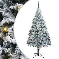 arbol de navidad artificial 240 cm pvc y acero y plastico vidaxl