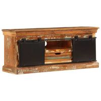 mueble para tv madera maciza reciclada 110x30x45 cm vidaxl