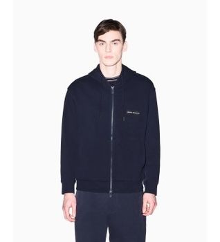 A|X Armani Exchange para hombre. XM002352AF21869UB101 Sudadera Casual marino (M), Algodón