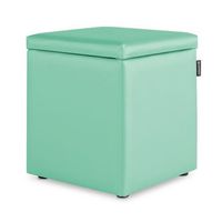 puff cubo arcon polipiel menta 1 unidad