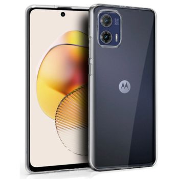 Cool Funda Silicona Transparente para Motorola Moto G73 5G