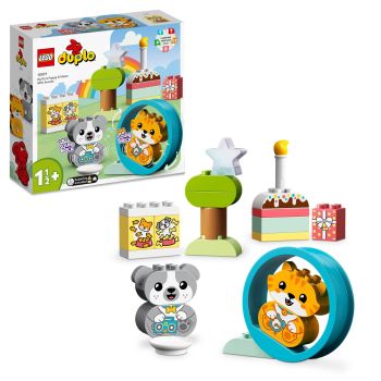 LEGO Duplo - Mis Prmeros Cachorrito y Gatito con Sonidos a partir de 12 meses a 18 meses - 10977