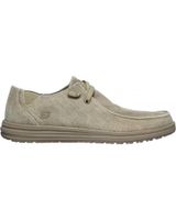 de skechers zapatillas lona 66387 taupe marron