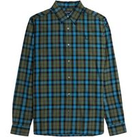 fred perry camisa manga larga fp tartan twill shirt para hombre
