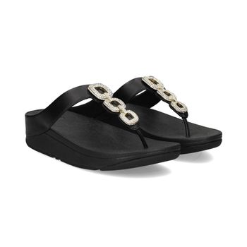 Fitflop Sandalias Cuña Mujer - Negro Talla 38