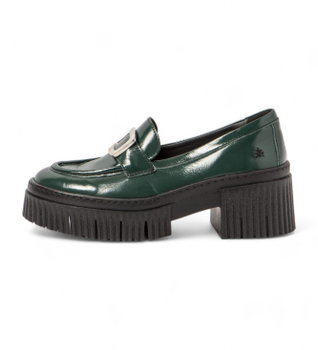 Art para mujer. 1137211WS003_0G3 Zapatos de piel 1372 verde (41), 3 a 5cm, Ninguno, Casual