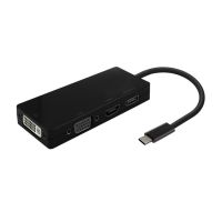 conversor aisens usb-c a displayportdvihdmivga 4k