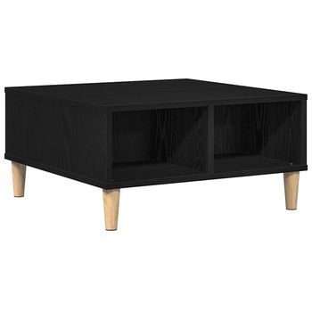 Mesa De Café | Mesa De Centro Roble Negro 60 X 60 X 30 Cm Madera De Ingeniería