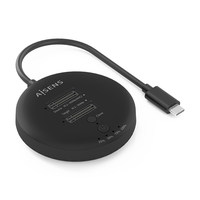 aisens estacion de docking de doble bahia nvme a usb 3 2 gen2x2 clone negro