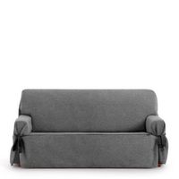 funda de sofa con lazos valeria 6 cubresofa antracita 3 plazas