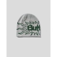 butter goods gorro gorro solar skully beanie grey para hombre
