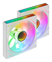 kit 2xventilador interno argb mars gaming mf3dprox2rw blanco 120mm argb 360 pwm aspas invertidas