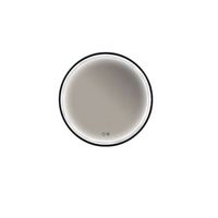 espejo redondo led marco negro oro rosa - 60 negro neutra 4000k