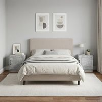 armario de noche 2 pcs - mueble para dormitorio - madera de ingenieria - gris hormigon 43x345x47cm