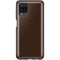 samsung soft clear cover funda negra para samsung galaxy a12