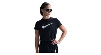 Pantalon corto nike dri fit one swoosh negro para mujer