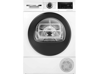 Secadora bomba de calor - Bosch WQG245D0ES, Serie 6, 9 kg, 15 programas, AutoDry, Condensador Autolimpiante, Blanco