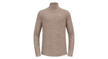 Odlo 1 2 zip  p jersey de manga larga  p run easy beige