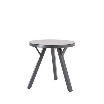 Mesa De Exterior, Redonda 70 Cm, Antracita