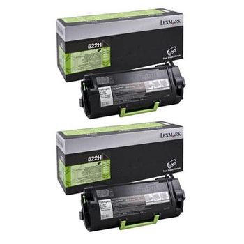 Original Multipack Lexmark MS810dn Printer Toner Cartridges (2 Pack) -52D2H0E