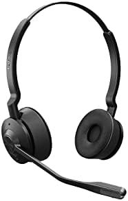 Auriculares inalámbricos Estéreo de repuesto para Jabra Engage 55 - Micrófono con cancelación de ruido, Protección auditiva - Negro