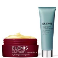 elemis pro-collagen hydrating cleansing mousse and cleansing balm bundle various aromatics - black cherry