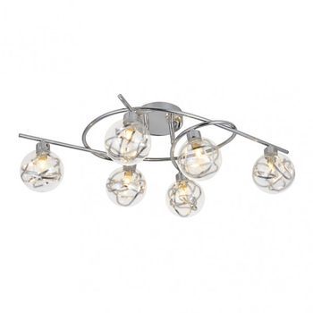 Fabrilamp Plafon Varanasi 6xg9 Cromo 21x65x30 Cm
