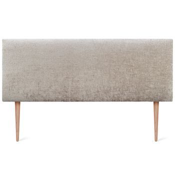 Dhome Cabecero De Lana Natural 150x105cm Con Patas Camas 150 - Beige